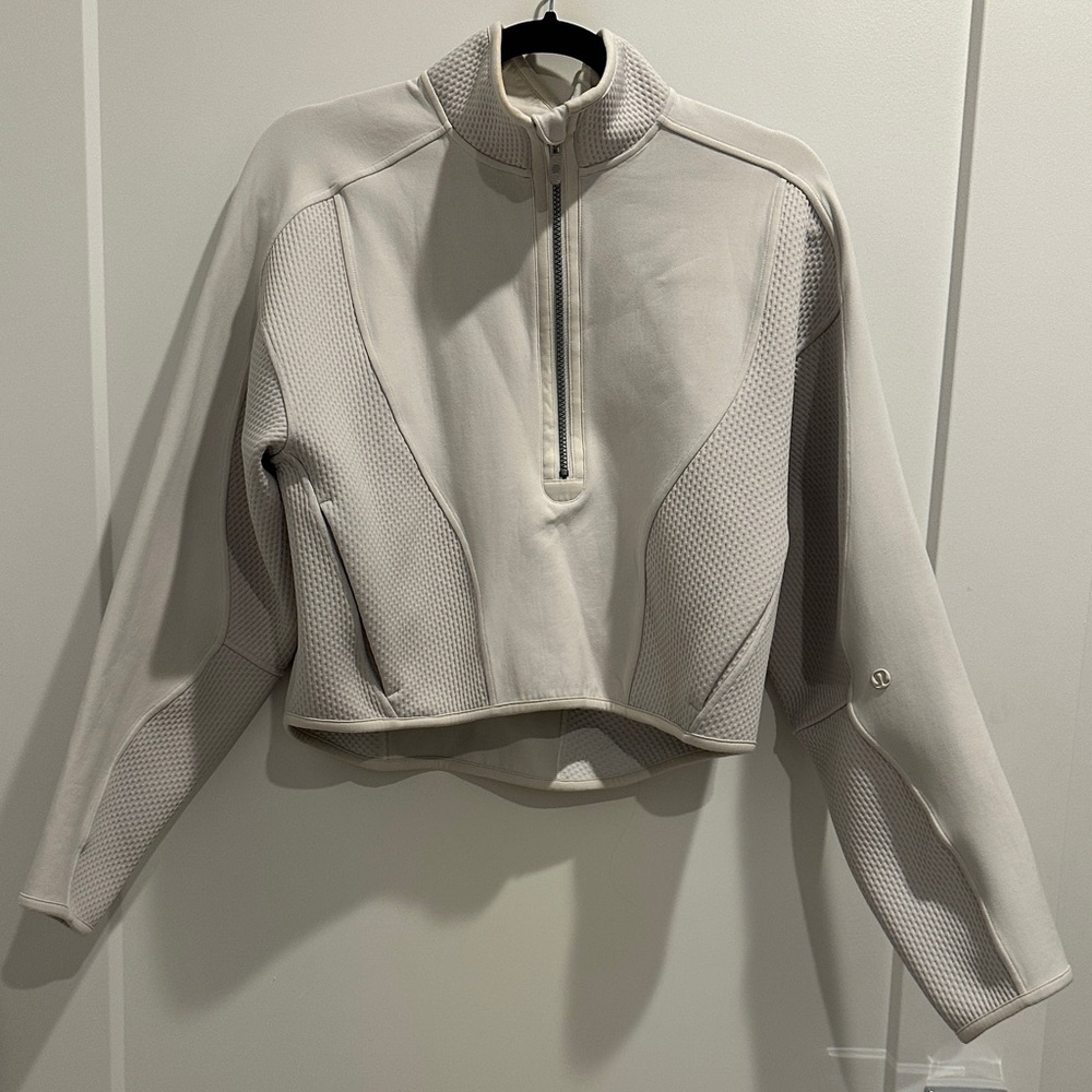 lululemon athletica Gray Quarter-Zip Sweatshirt